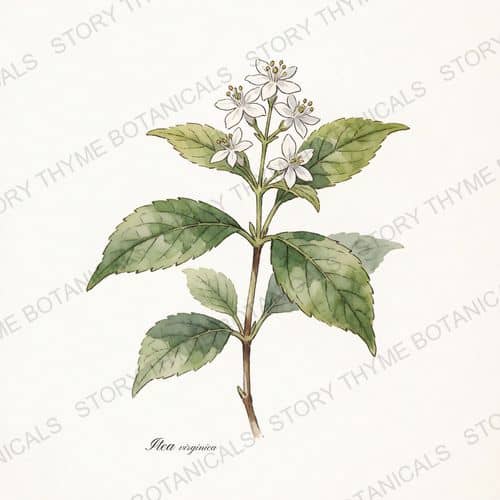Virginia Sweetspire — a print from the Plant Library collection