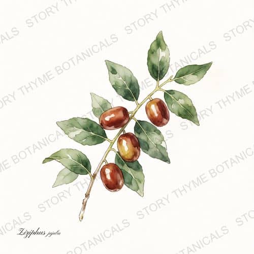 Jujube — a print from the Plant Library collection