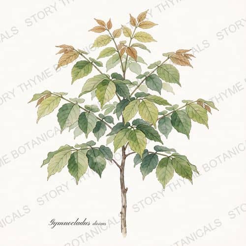Kentucky Coffeetree — a print from the Plant Library collection
