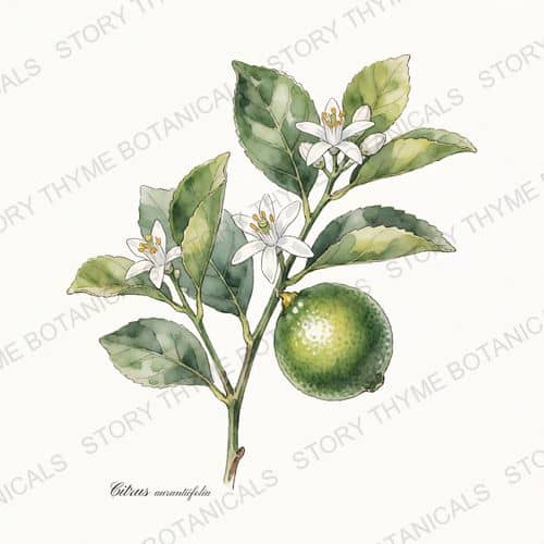 Lime — a print from the Plant Library collection