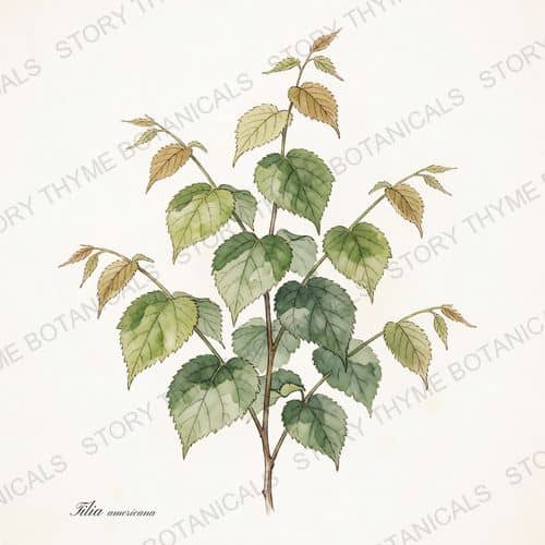 American Linden (Basswood) — a print from the Plant Library collection
