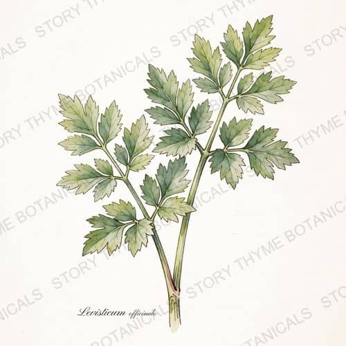 Lovage — a print from the Plant Library collection