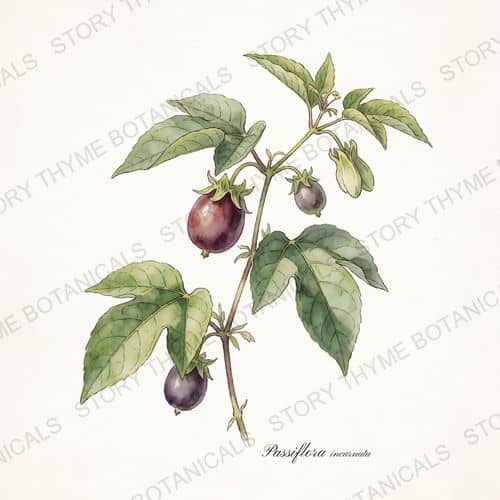 Maypop (Hardy Passionflower) — a print from the Plant Library collection