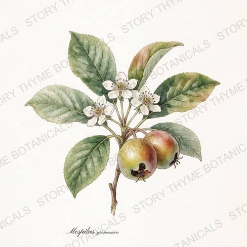 Medlar — a print from the Plant Library collection
