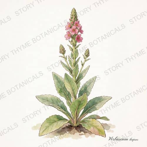 Mullein — a print from the Plant Library collection
