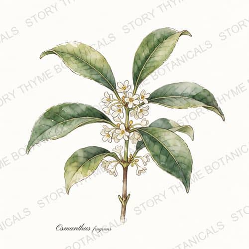Osmanthus — a print from the Plant Library collection