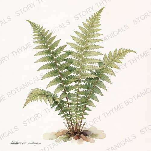 Ostrich Fern — a print from the Plant Library collection