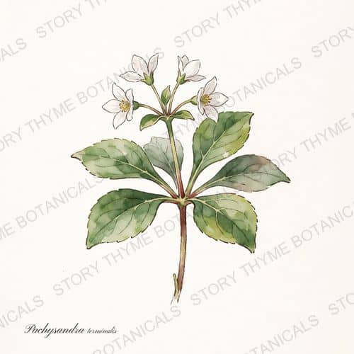 Pachysandra — a print from the Plant Library collection