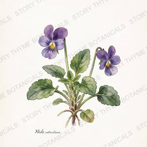 Pansy & Viola — a print from the Plant Library collection