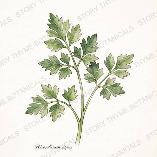 Parsley — a print from the Plant Library collection