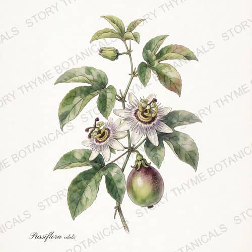 Passionfruit (Tropical) — a print from the Plant Library collection