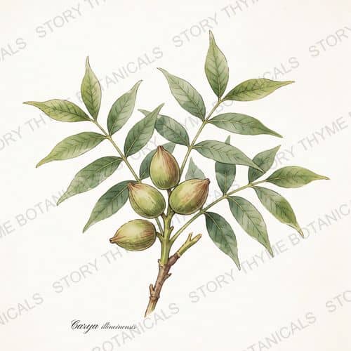 Pecan — a print from the Plant Library collection