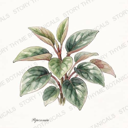Peperomia — a print from the Plant Library collection