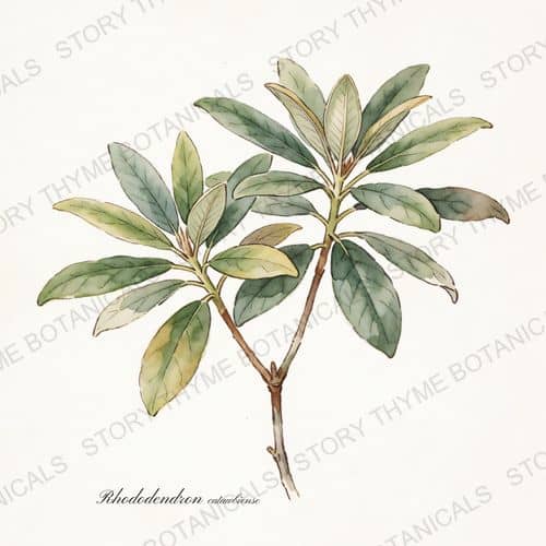 Rhododendron — a print from the Plant Library collection