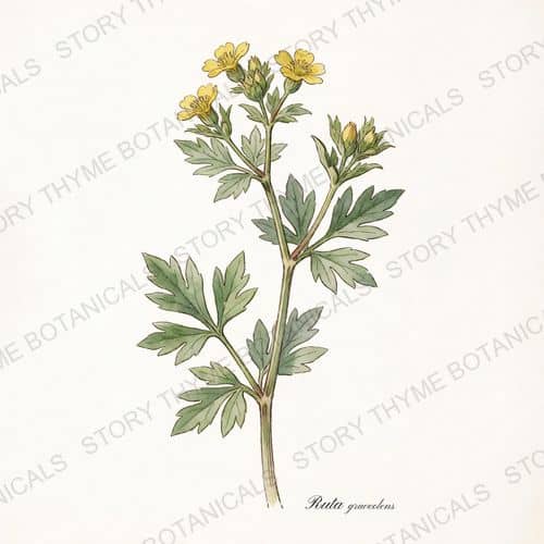 Rue — a print from the Plant Library collection