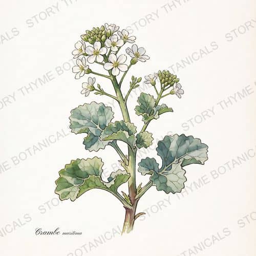 Sea Kale — a print from the Plant Library collection