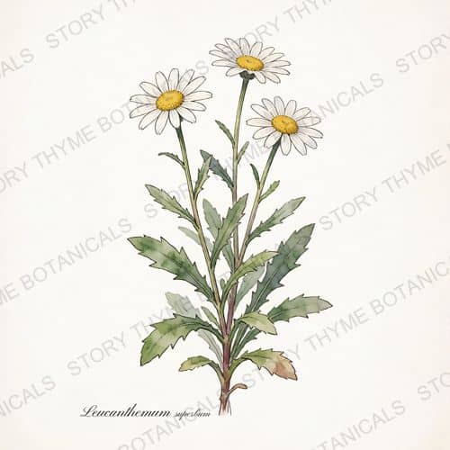 Shasta Daisy — a print from the Plant Library collection
