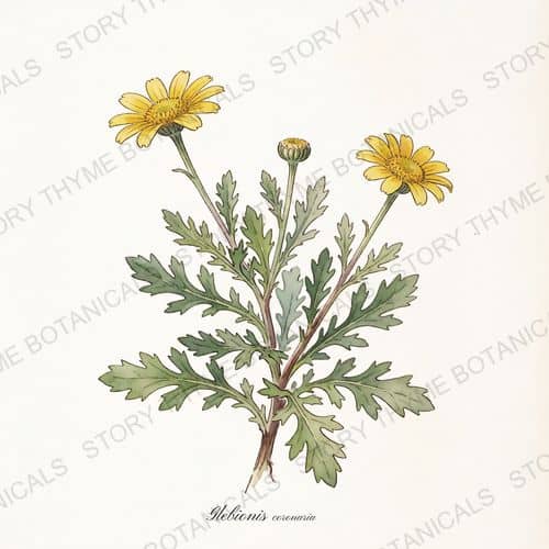 Shungiku (Garland Chrysanthemum) — a print from the Plant Library collection