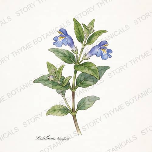 Skullcap — a print from the Plant Library collection