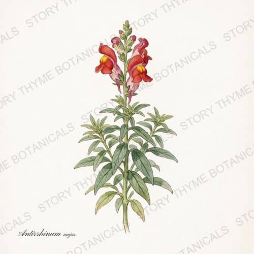 Snapdragon — a print from the Plant Library collection