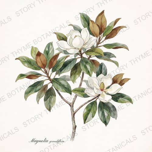 Southern Magnolia — a print from the Plant Library collection
