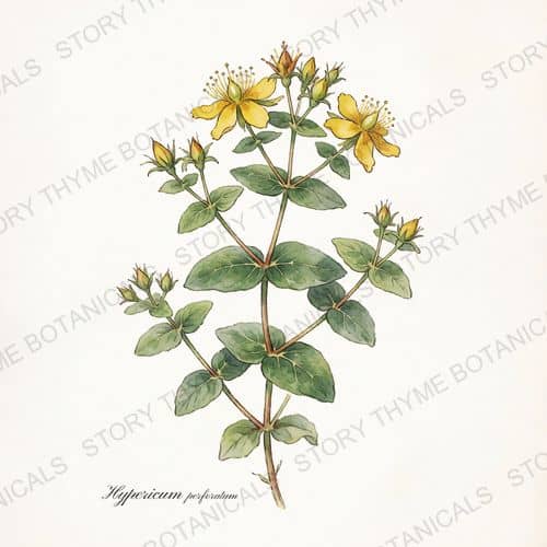 St. John's Wort — a print from the Plant Library collection