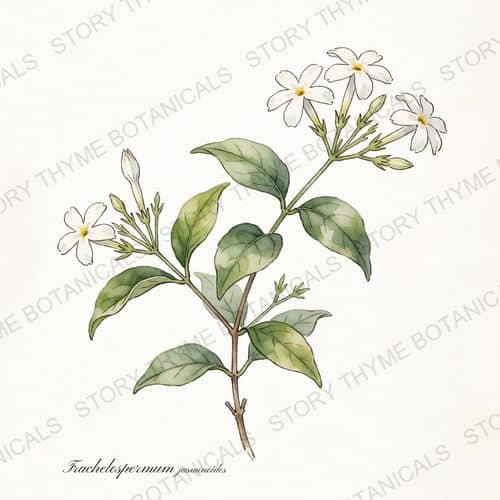 Star Jasmine — a print from the Plant Library collection
