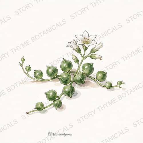 String of Pearls — a print from the Plant Library collection