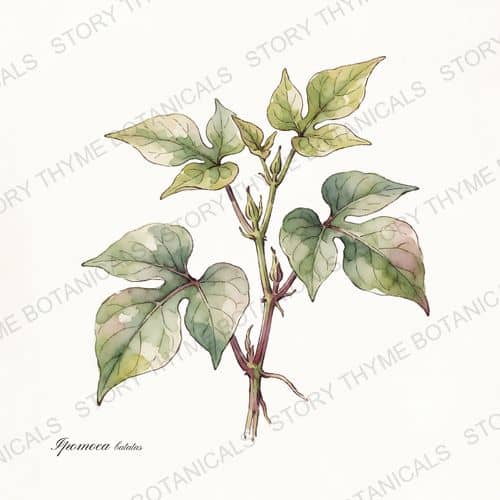 Sweet Potato — a print from the Plant Library collection