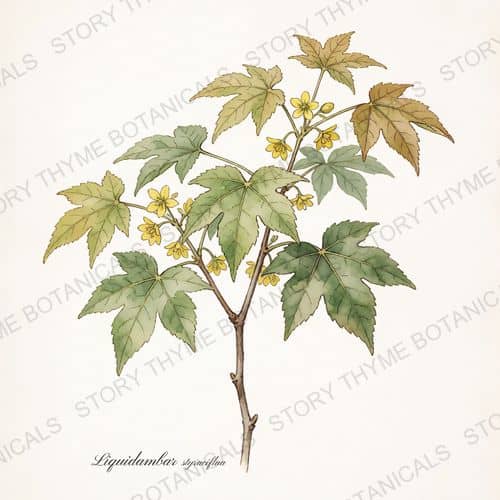 Sweetgum — a print from the Plant Library collection