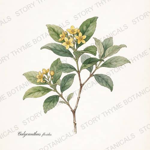 Sweetshrub (Carolina Allspice) — a print from the Plant Library collection