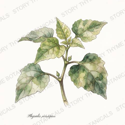 Tomatillo — a print from the Plant Library collection
