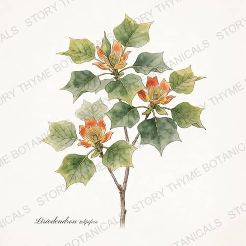 Tulip Poplar — a print from the Plant Library collection