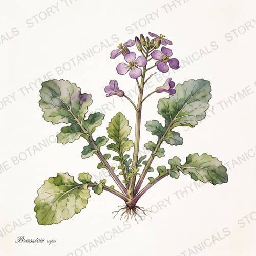 Turnip — a print from the Plant Library collection