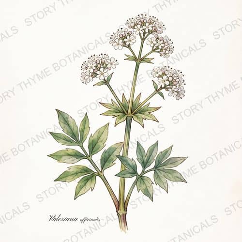 Valerian — a print from the Plant Library collection