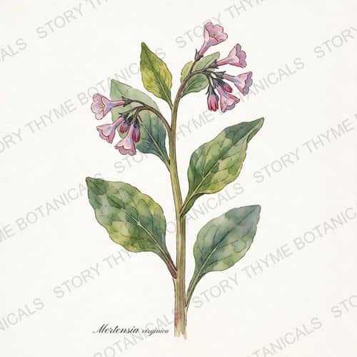 Virginia Bluebells — a print from the Plant Library collection