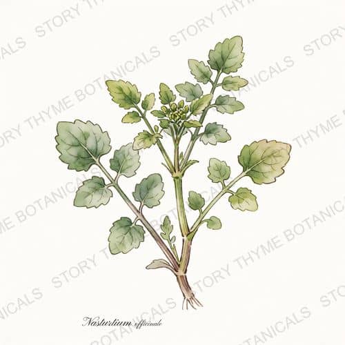 Watercress — a print from the Plant Library collection