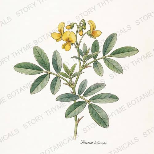 Wild Senna — a print from the Plant Library collection