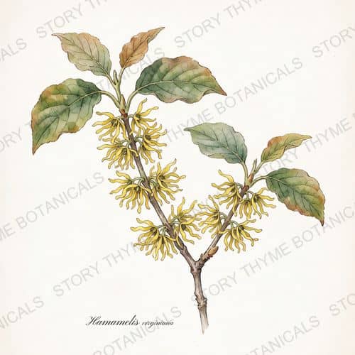 Witch Hazel — a print from the Plant Library collection