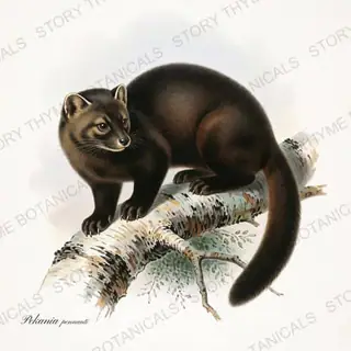 Fisher — vintage botanical Woodland Climbers print on a white background